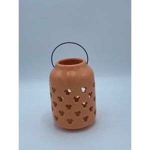 Disney Minnie Mouse Peach Ceramic Garden Lantern